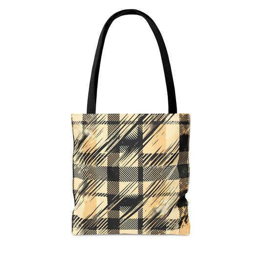 Don't Cross Me Sand Flannel Tote Bag