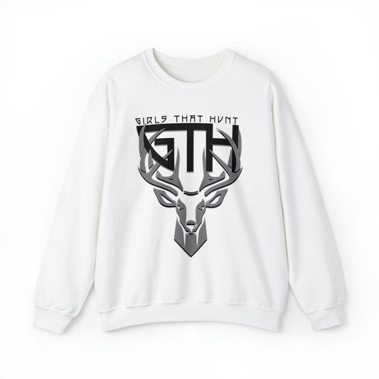 GTH Buck Logo Crewneck Sweatshirt" highlighting the GTH lettering and buck design