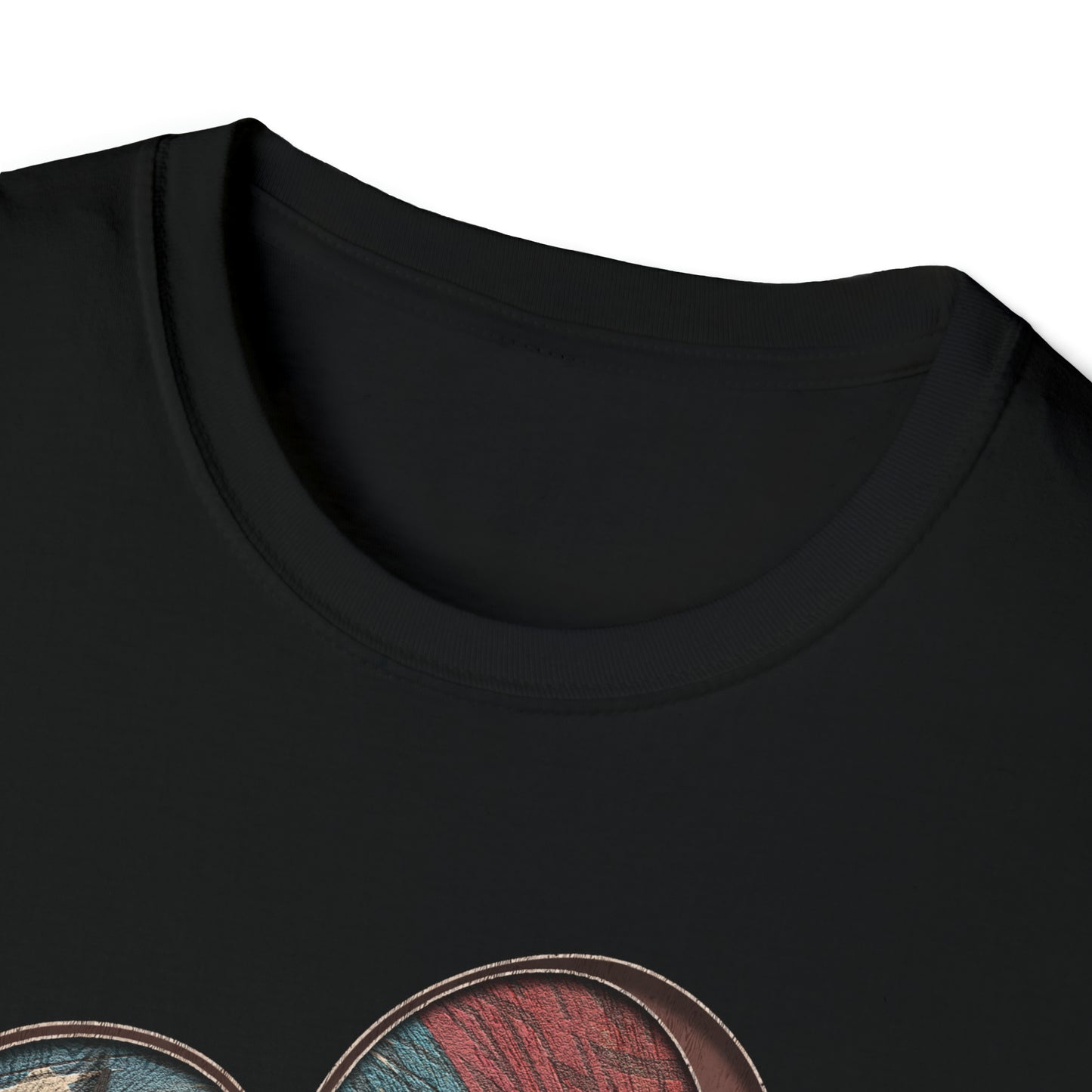 Buck Fever Softstyle T-Shirt" with heart and euro buck design and Buck Fever text