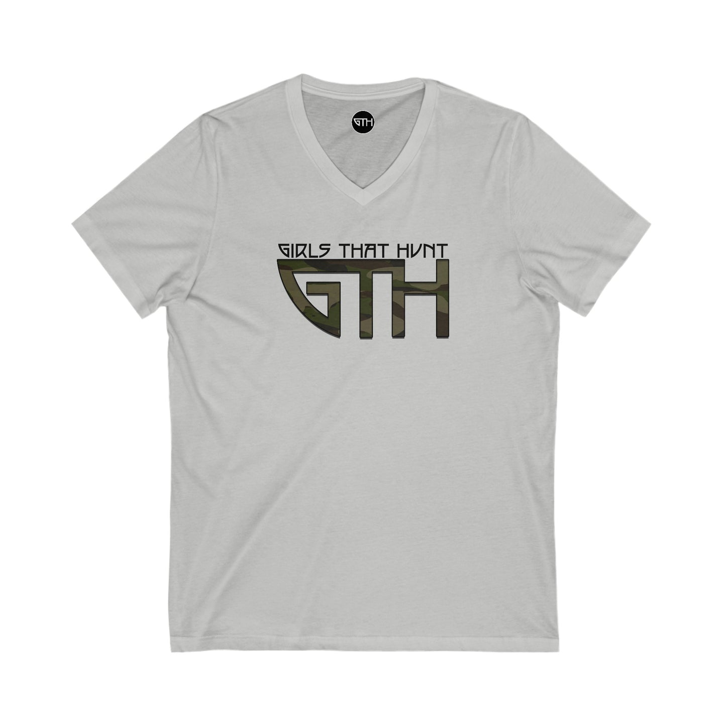Girls That Hunt Short Sleeve V-Neck Tee