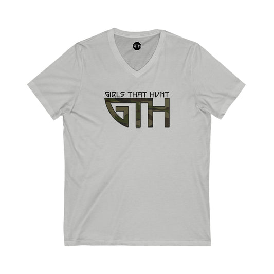 Girls That Hunt Short Sleeve V-Neck Tee