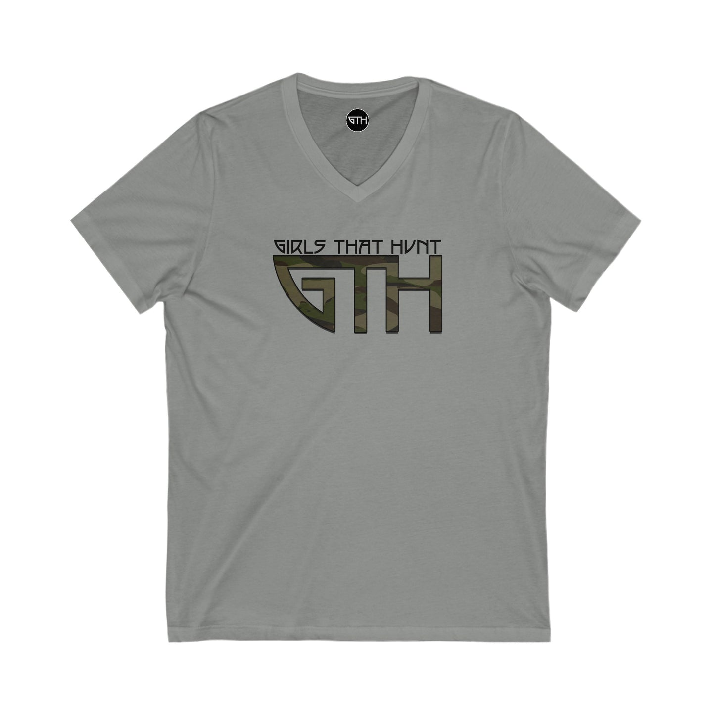 Girls That Hunt Short Sleeve V-Neck Tee
