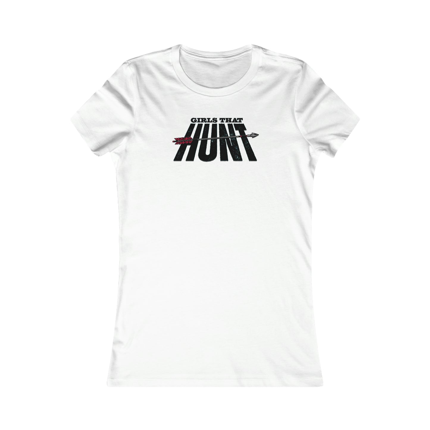 Girls That Hunt Hoodie - white - Bowhunting-themed hoodie for women