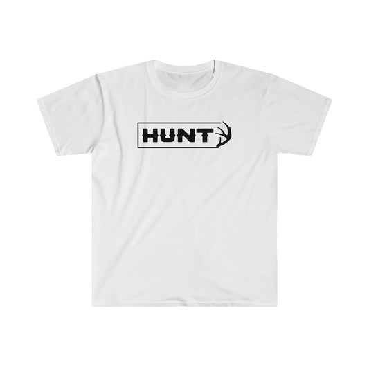 Bold Antler Graphic on Fearless Hunt Softstyle T-Shirt