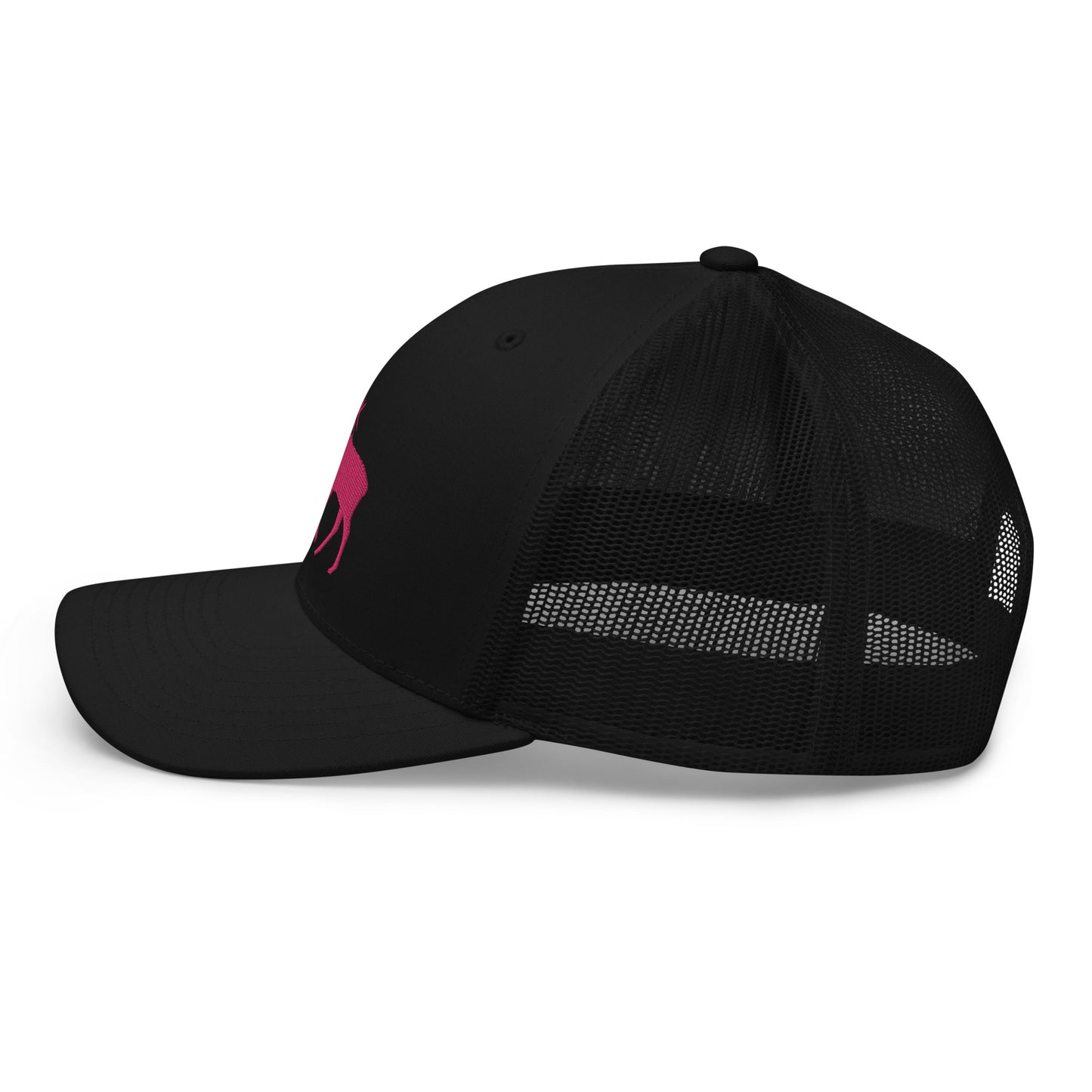 Pink Elk Retro Trucker Hat
