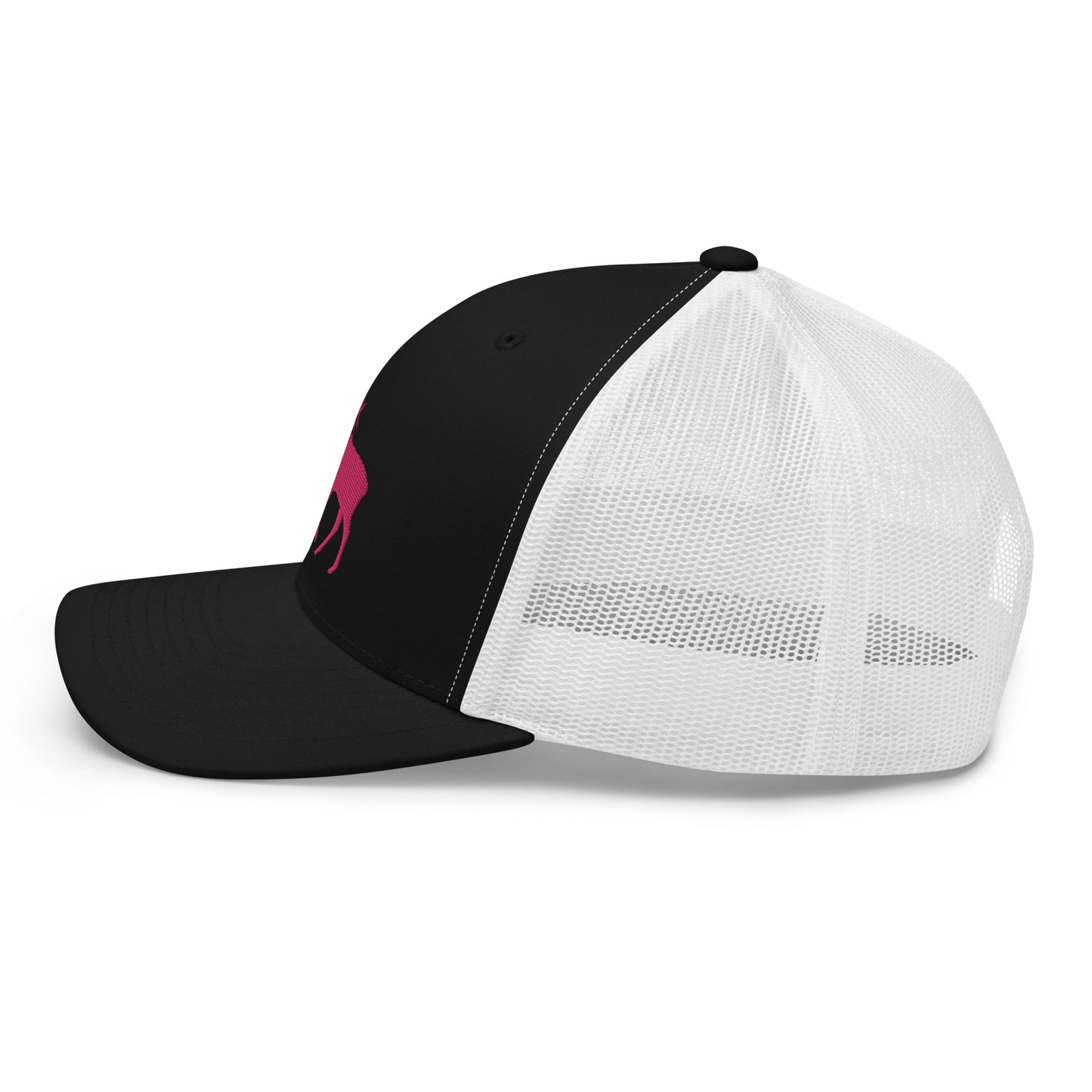 Pink Elk Retro Trucker Hat