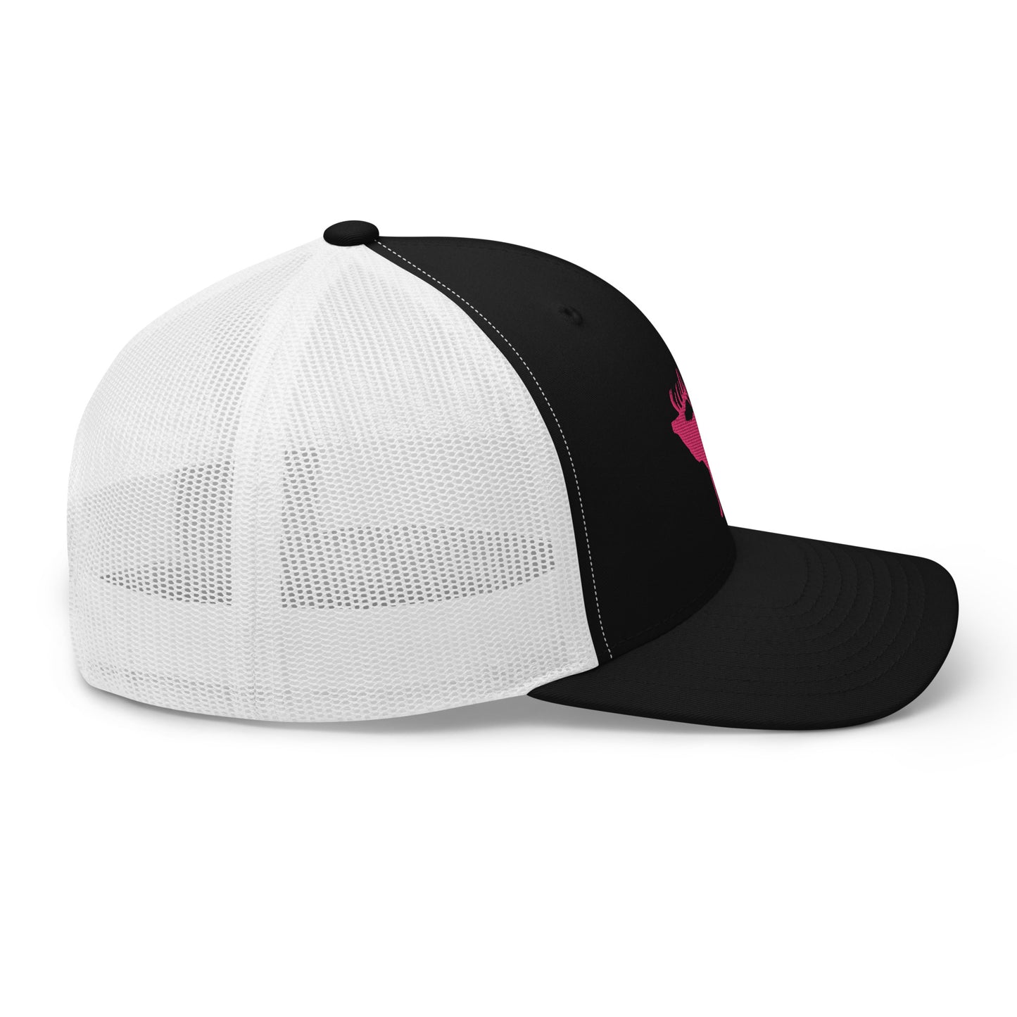 Pink Elk Retro Trucker Hat