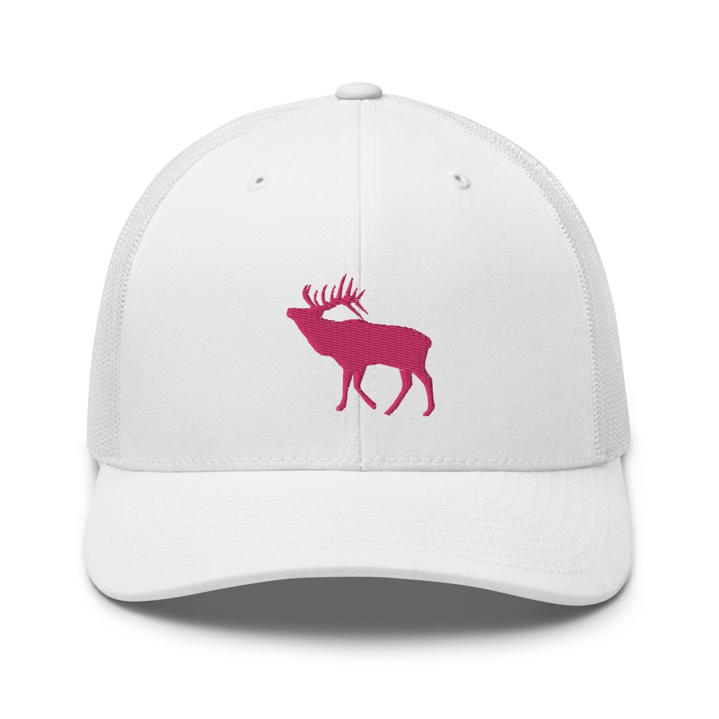 Pink Elk Retro Trucker Hat