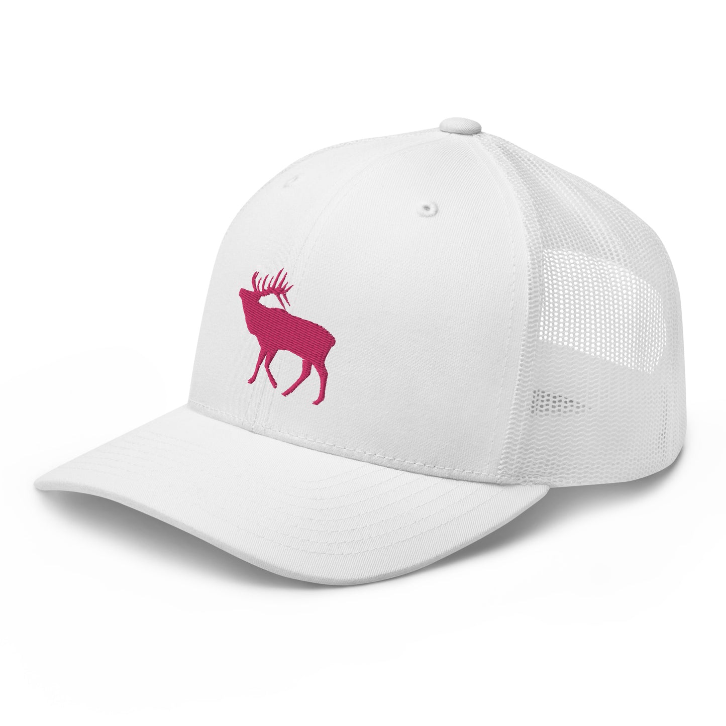 Pink Elk Retro Trucker Hat