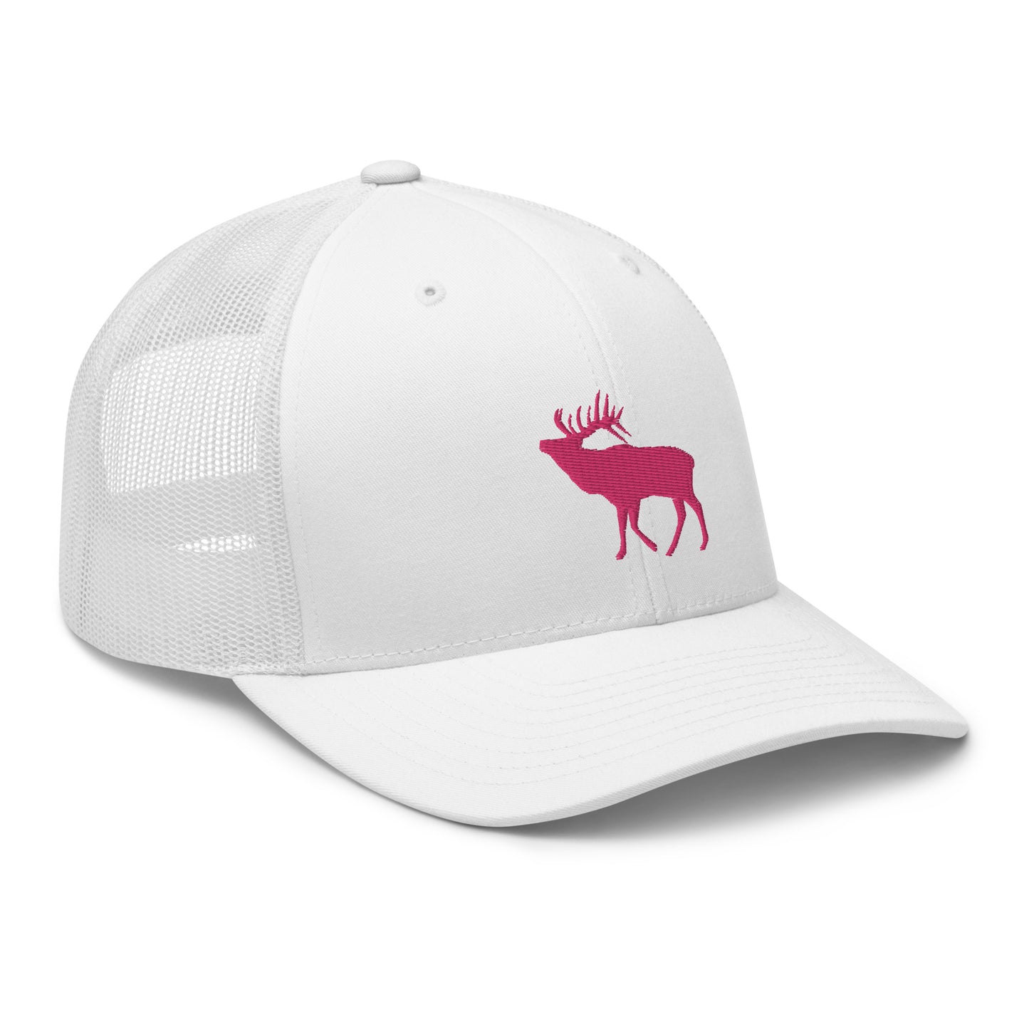 Pink Elk Retro Trucker Hat