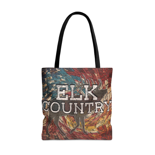 GTH Vintage Elk Country Tote Bag
