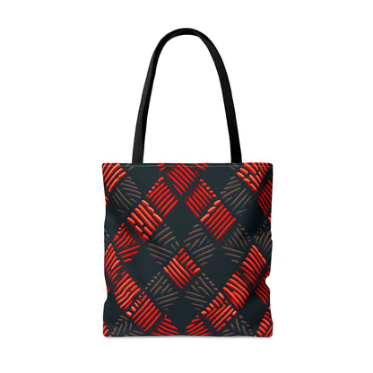 Buck Ropes Flannel Tote Bag