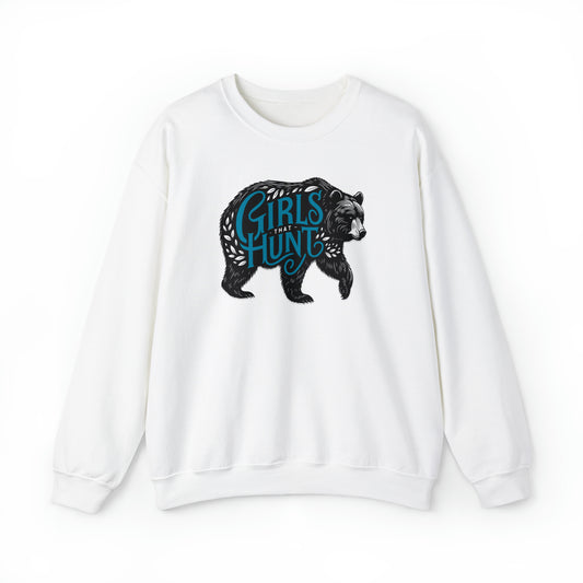 Girls That Hunt Black Bear Crewneck Sweatshirt