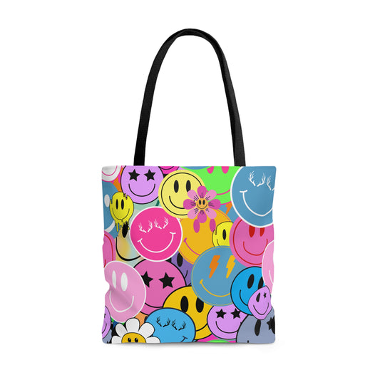 Happy Antlers Tote Bag - Smiley Faces