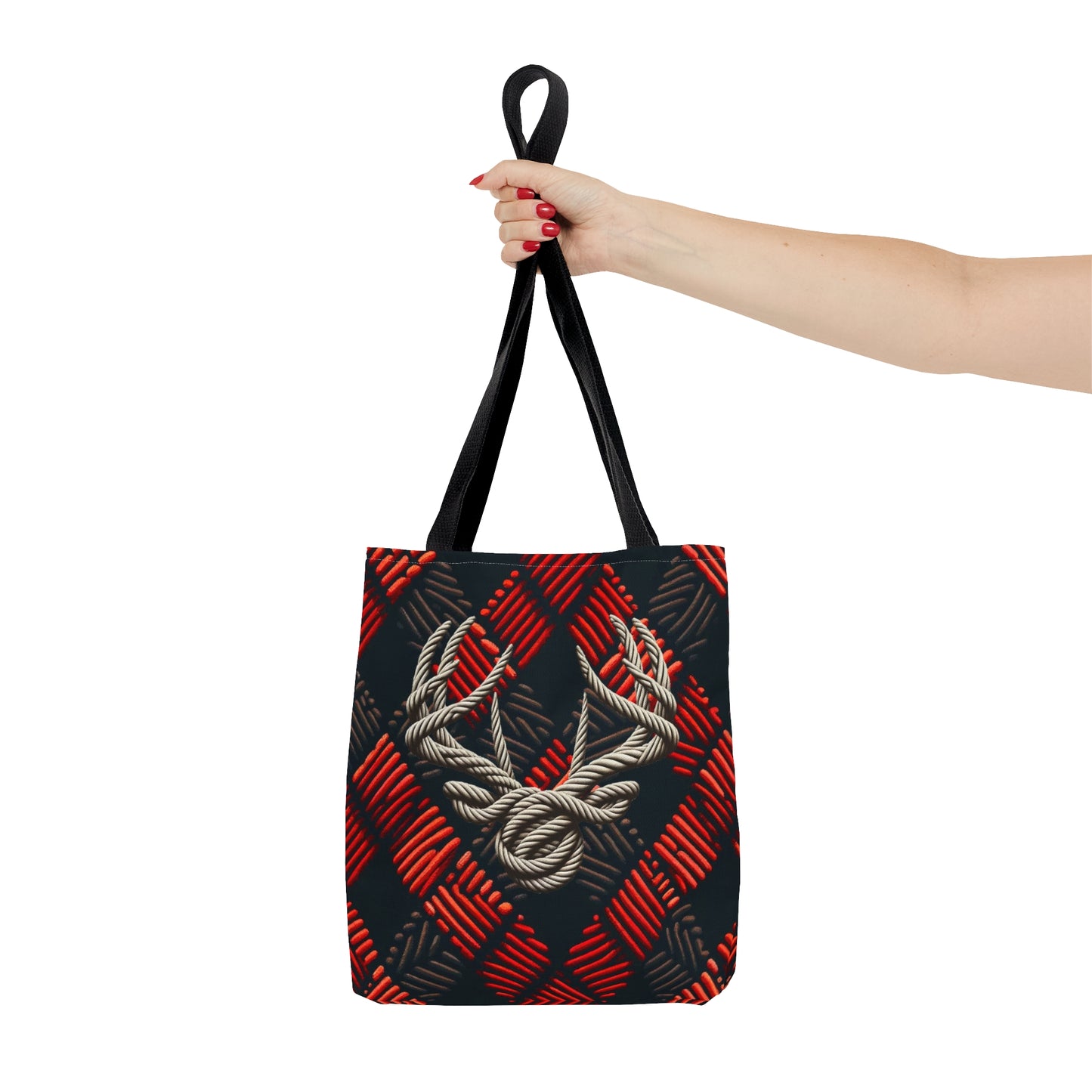 Buck Ropes Flannel Tote Bag