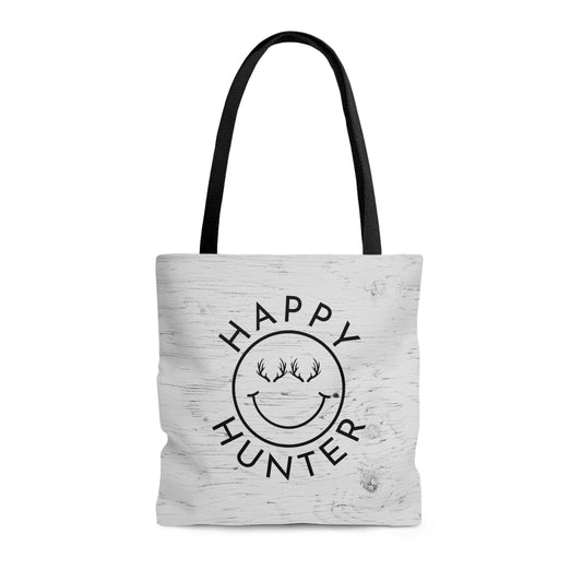 Happy Hunter Tote Bag - Displaying the unique 'Happy Hunter' design