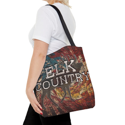 GTH Vintage Elk Country Tote Bag