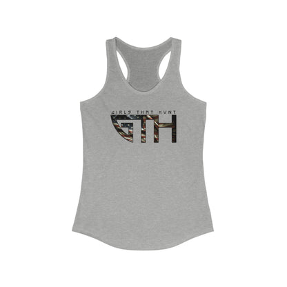 GTH USA Flag Racerback Tank - Grey
