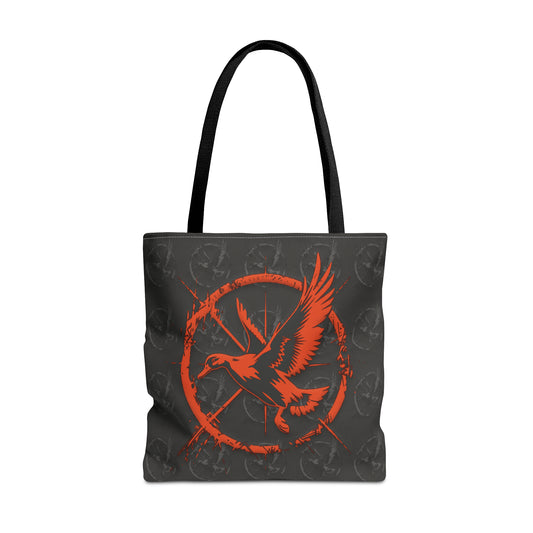 Winged Pursuit Tote Bag - Dynamic Duck Silhouette Design for the Avid Huntress