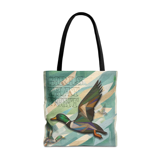 Hunter's Companion Tote Bag for Women - Tough Duck Pattern Polyester Carryall