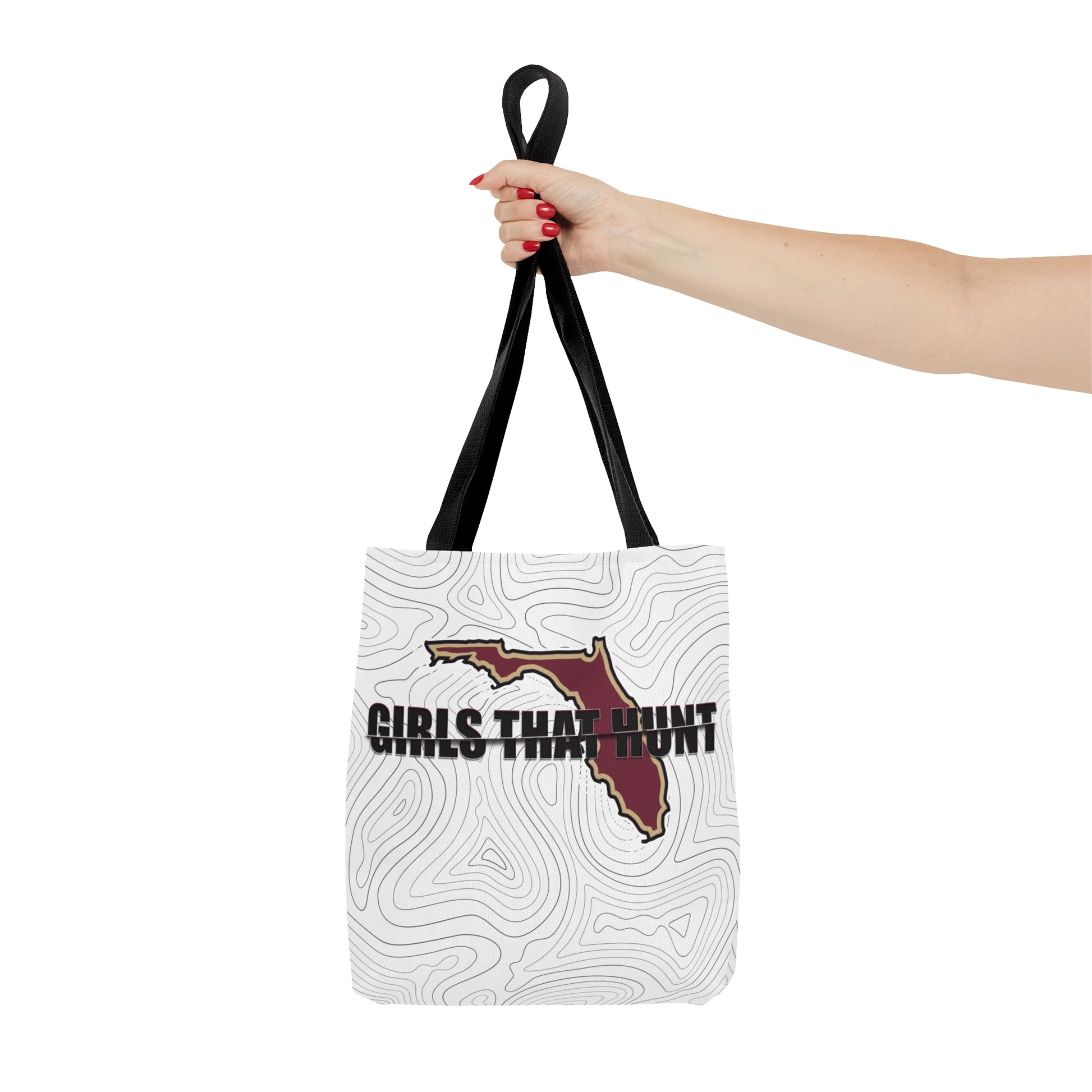 Florida Girls That Hunt Tote Bag - Showcasing the unique design for Florida hunters