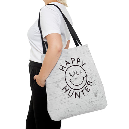 Happy Hunter Tote Bag - Displaying the unique 'Happy Hunter' design