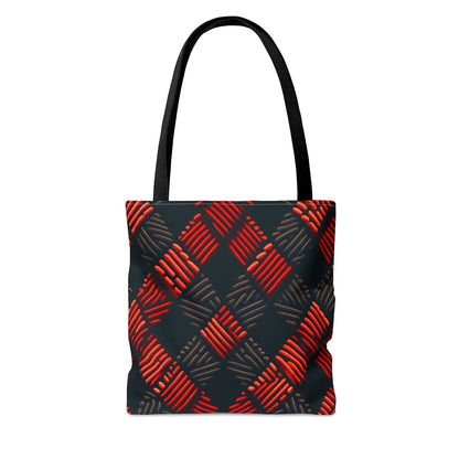Buck Ropes Flannel Tote Bag
