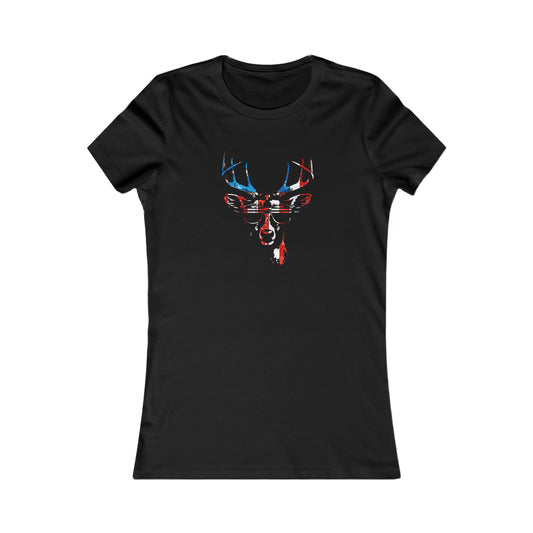 USA Buck Women's Fitted Tee
