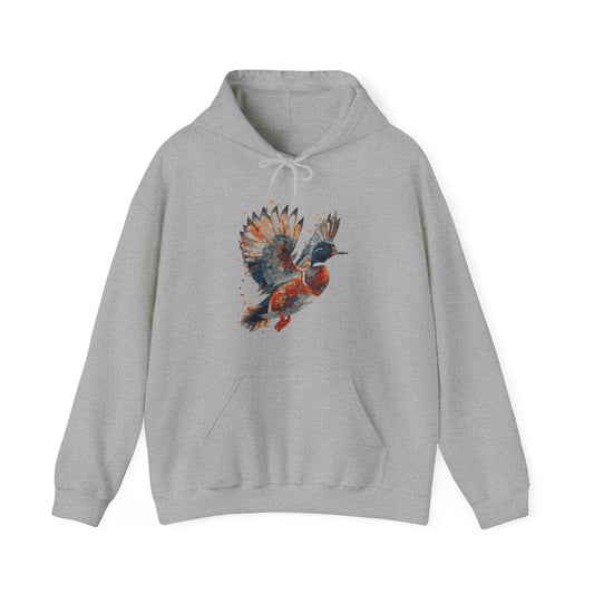 Classic Waterfowl Flight Hoodie - Soft Cotton-Poly Blend with Timeless Design for Women Hunters