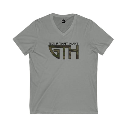 Girls That Hunt Short Sleeve V-Neck Tee