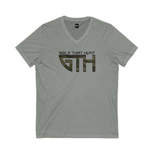 Girls That Hunt Short Sleeve V-Neck Tee