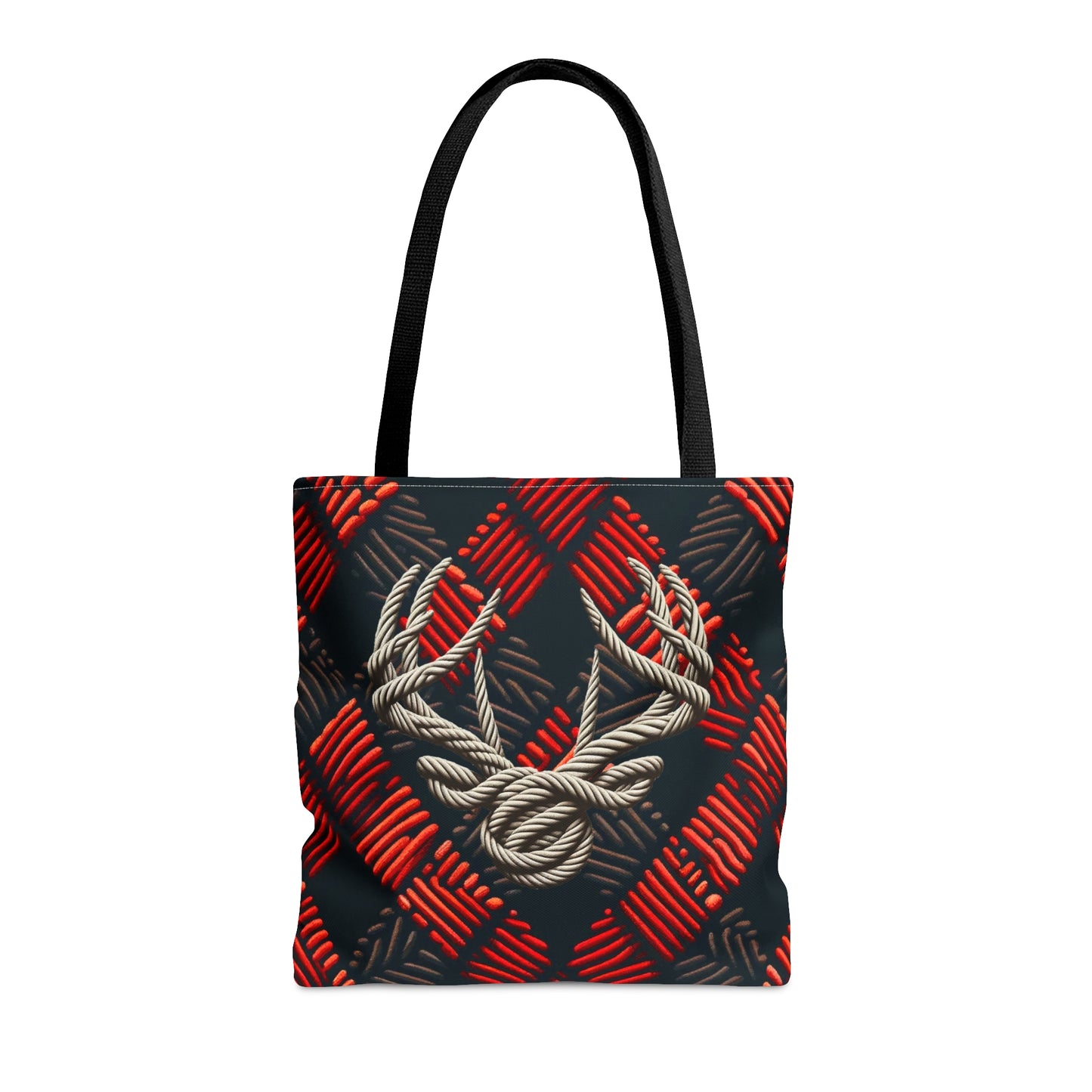 Buck Ropes Flannel Tote Bag