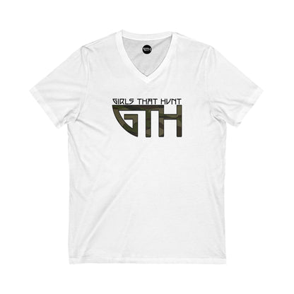 Girls That Hunt Short Sleeve V-Neck Tee