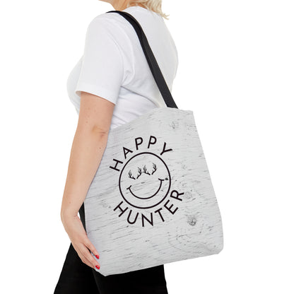 Happy Hunter Tote Bag - Displaying the unique 'Happy Hunter' design