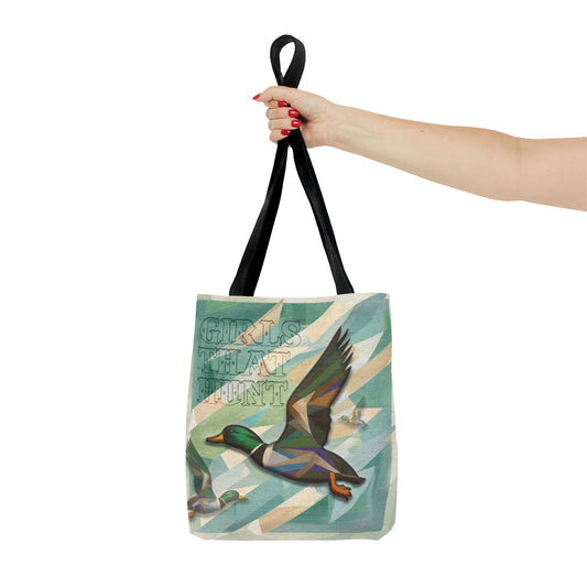 Hunter's Companion Tote Bag for Women - Tough Duck Pattern Polyester Carryall