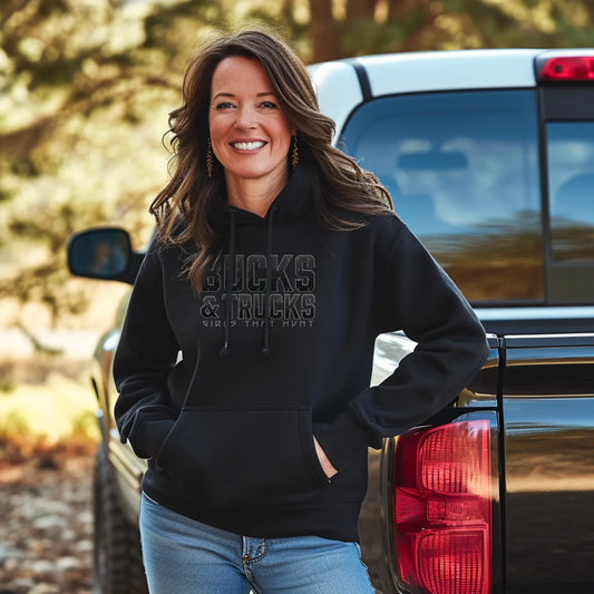 Blackout Bucks & Trucks Hoodie