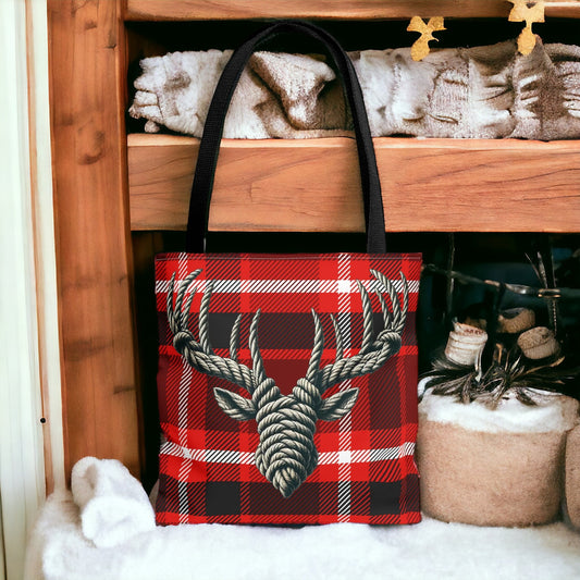 Buck Ropes Christmas Tote Bag