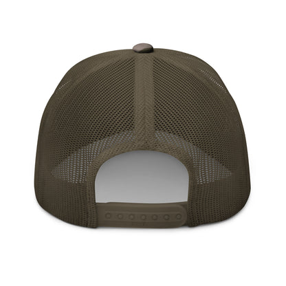 GTH/Orange Camouflage trucker hat