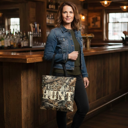 Girls That Hunt Camo Tote Bag