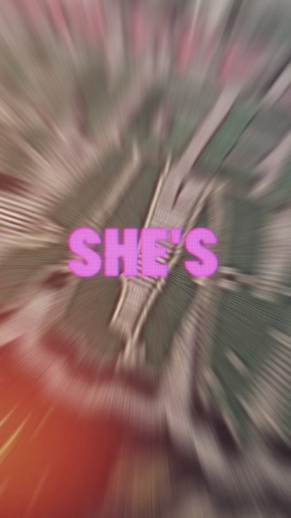 Pretty in Pink, Dangerous in Camo Woven Blanket
