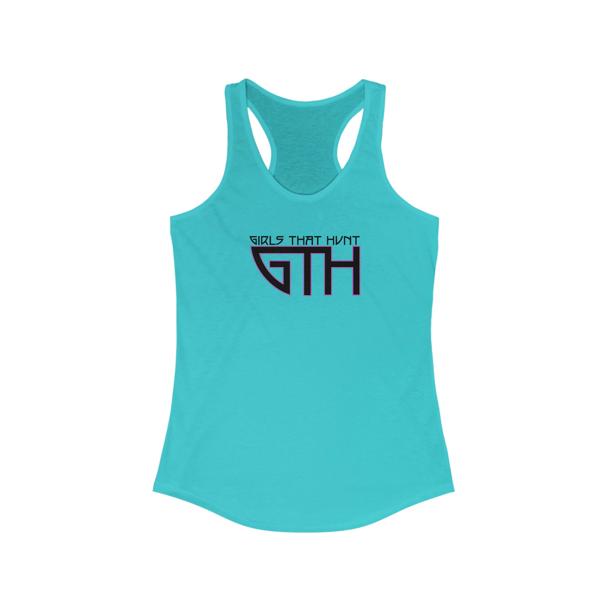 Girls That Hunt- Teal Racerback Tank Top