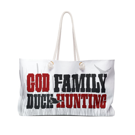 God Family Duck Hunting Weekender Bag