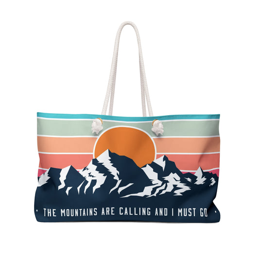 he Mountains Are Calling Bag - Answer the Call of Adventure in Style