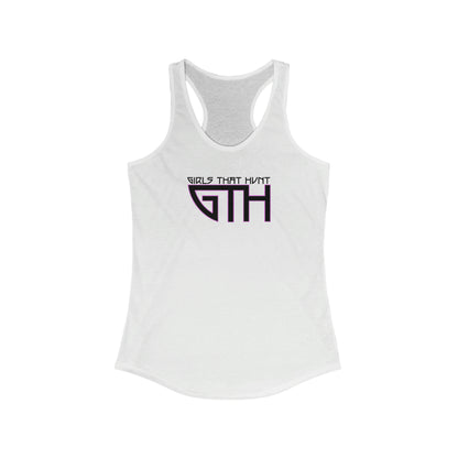 Girls That Hunt- White Racerback Tank Top