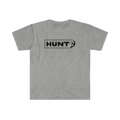 Bold Antler Graphic on Fearless Hunt Softstyle T-Shirt