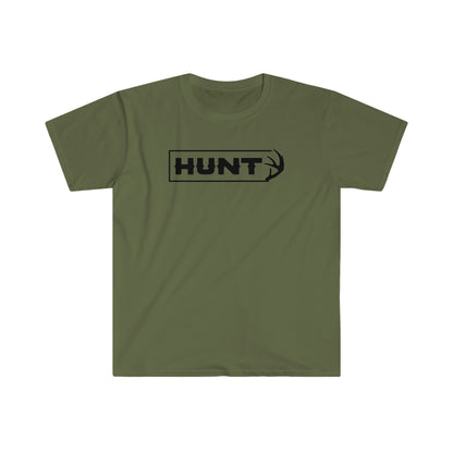Bold Antler Graphic on Fearless Hunt Softstyle T-Shirt