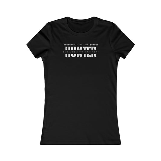 Hunt-Embrace Your Stregnth Women's Fitted Tee