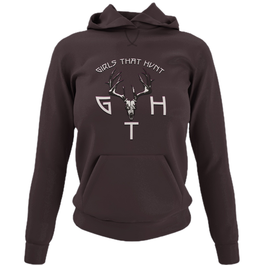 GTH Buck Hoodie - Black - Hunting-themed hoodie for women