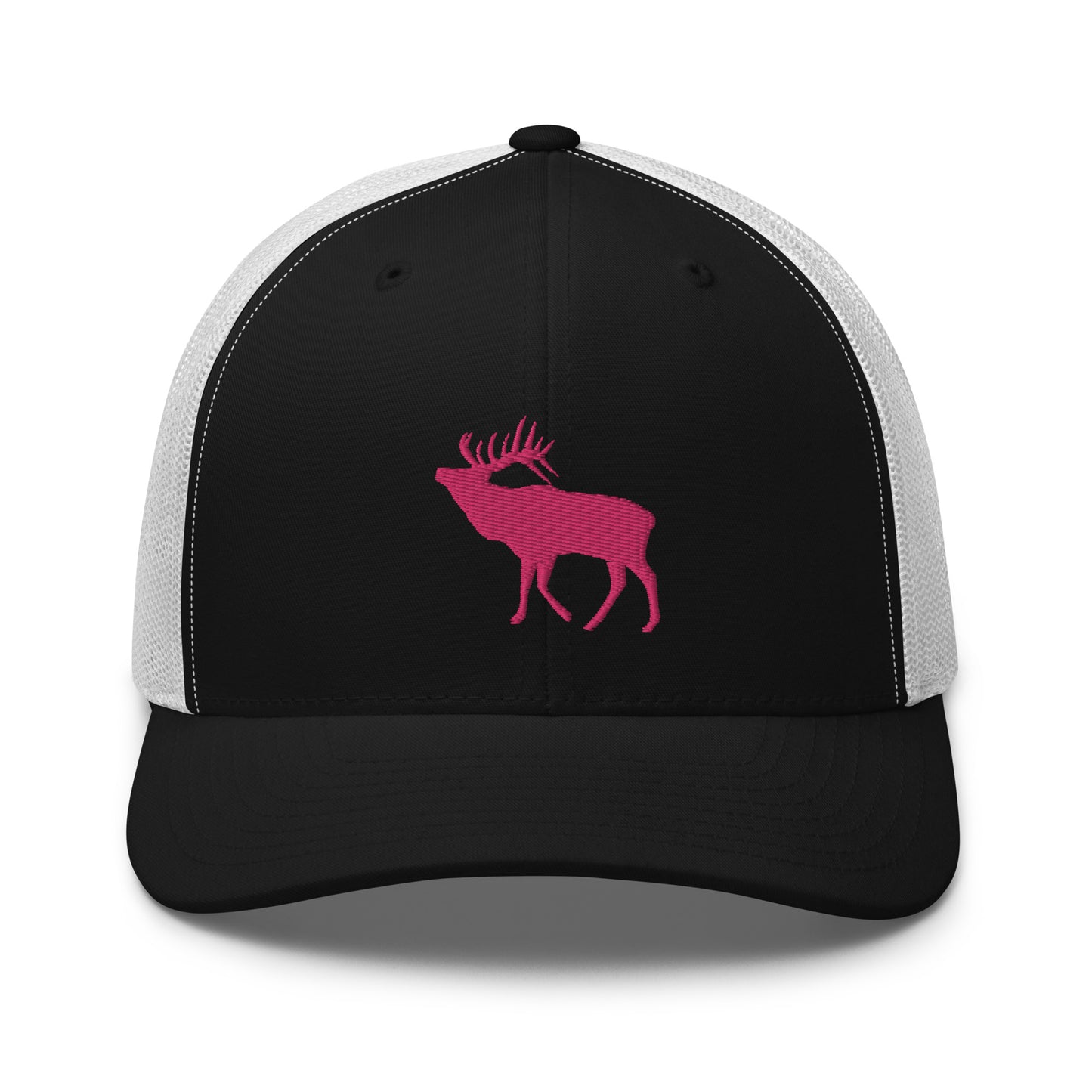 Pink Elk Retro Trucker Hat