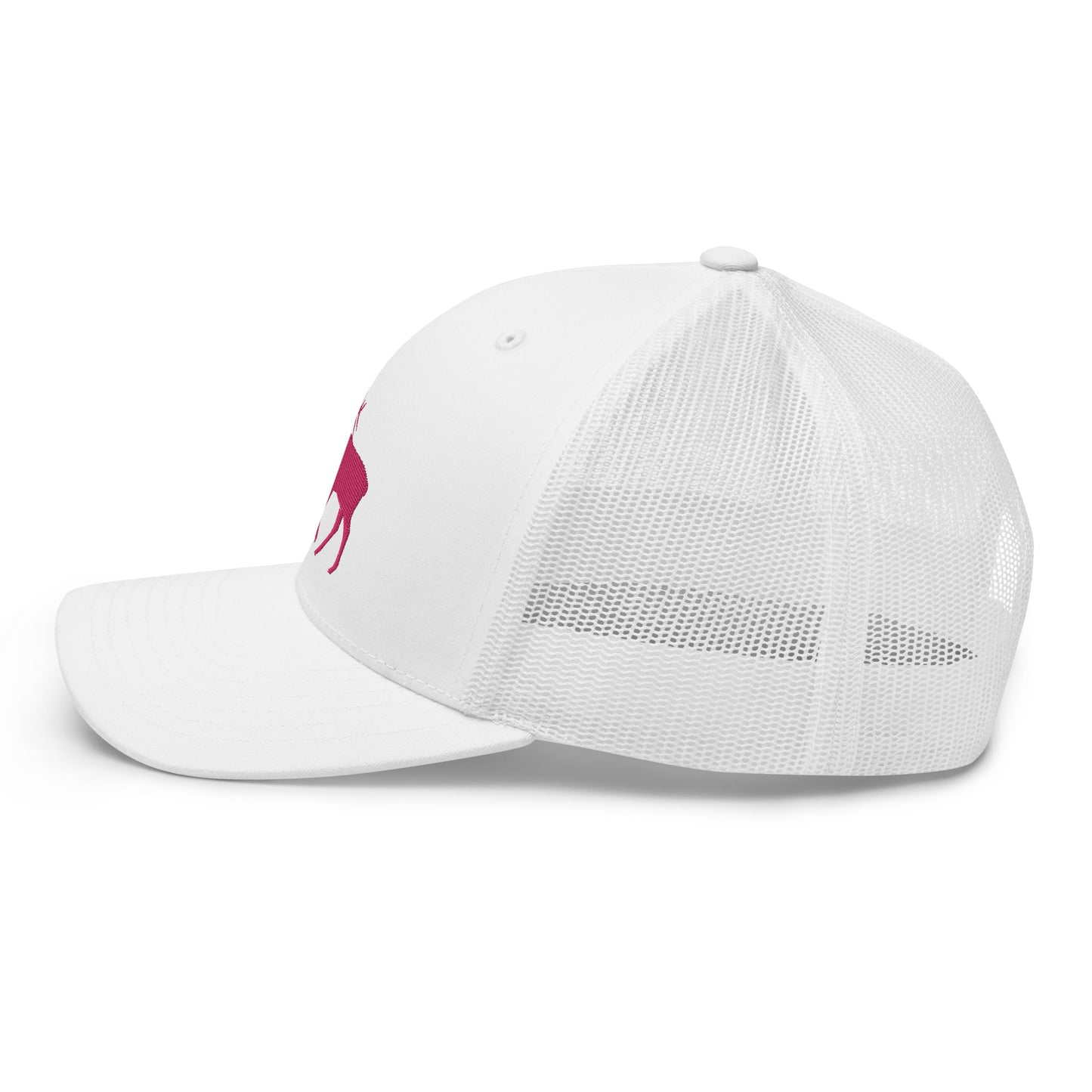 Pink Elk Retro Trucker Hat